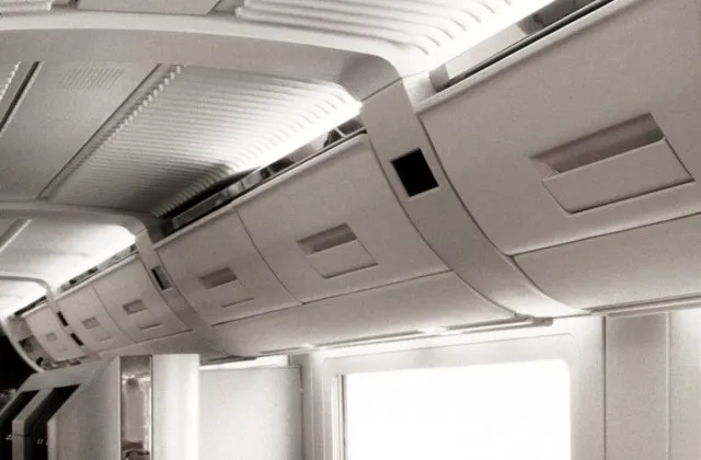 The Safety Argument: Overhead Bins and Evacuation Times (Kindly provided by the author for Wikipedia, CC BY-SA 3.0)