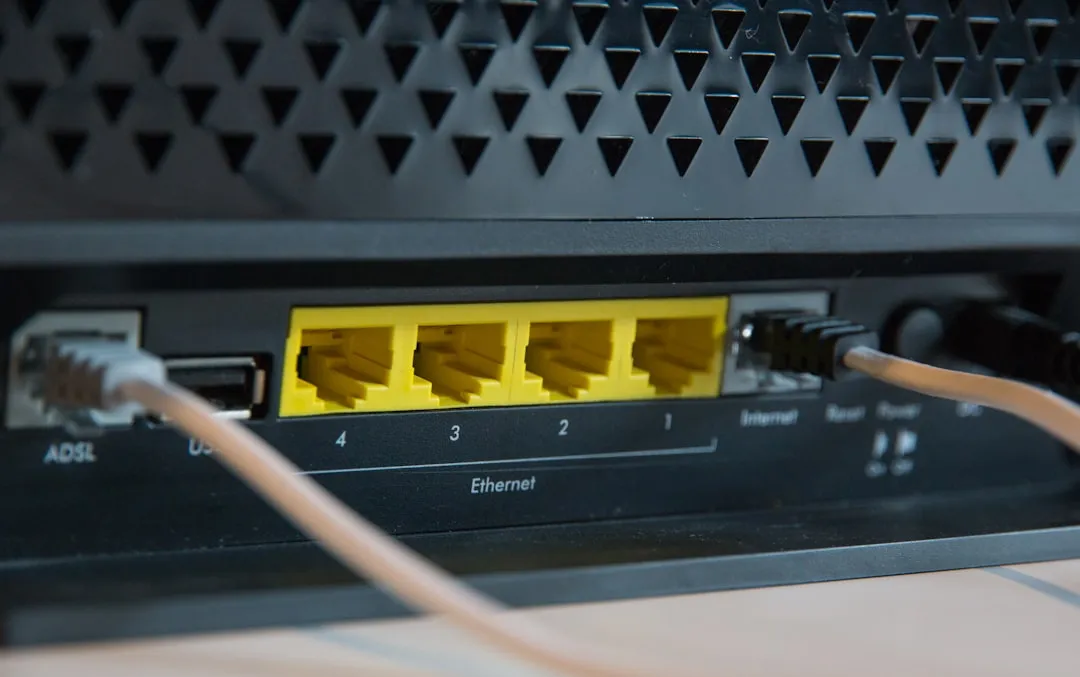 Plug Into the Ethernet Port If One Is Available (Image Credits: Unsplash)