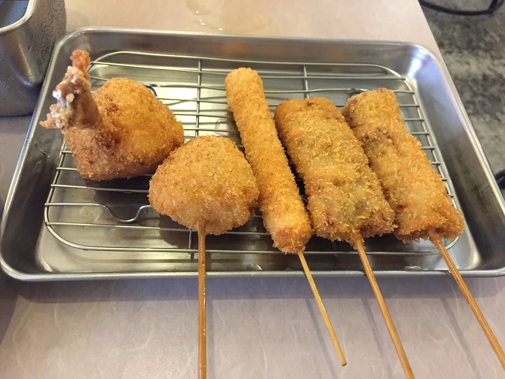 Osaka: Kushikatsu Sauce Rules, Not Just Takoyaki (nakashi, Flickr, CC BY-SA 2.0)