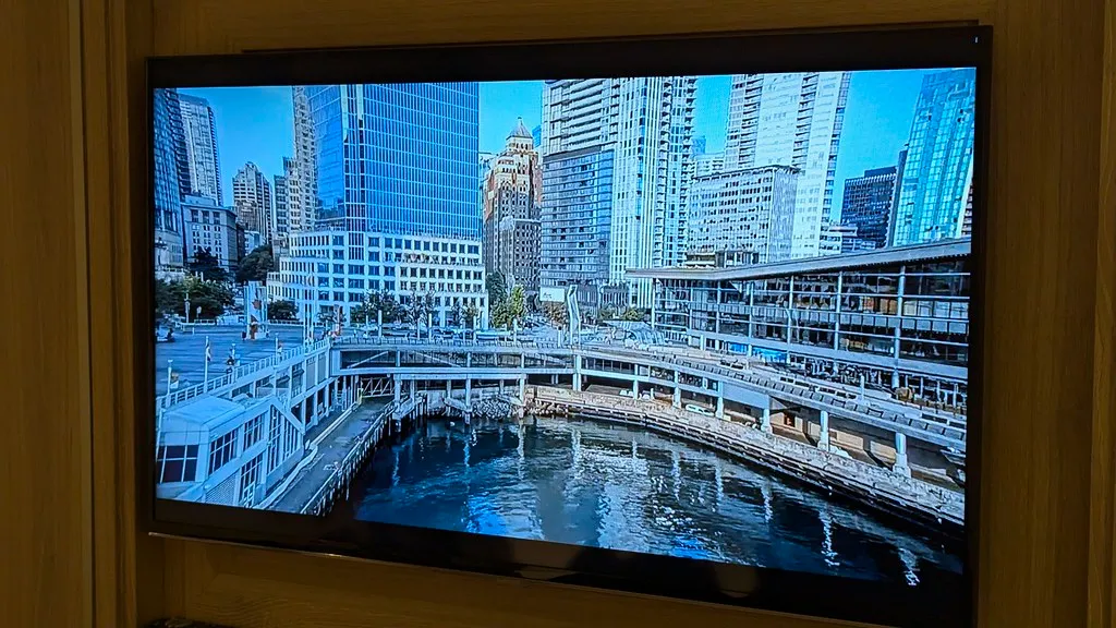 The Stateroom TV's Hidden USB Port and Navigation Features (Image Credits: Flickr)