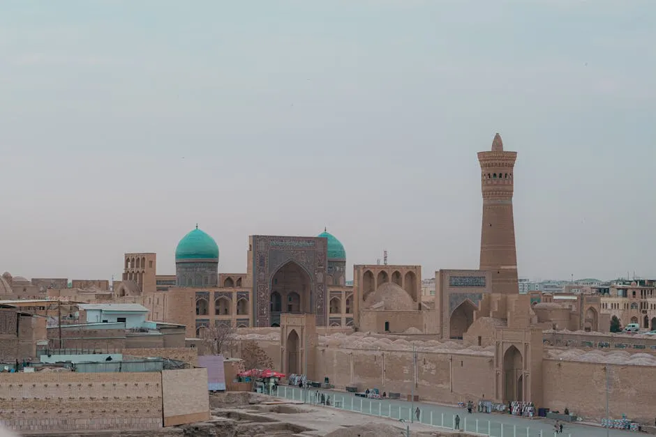 The Kalyan Minaret: Bukhara's Tower That Survived Genghis Khan (Image Credits: Pexels)