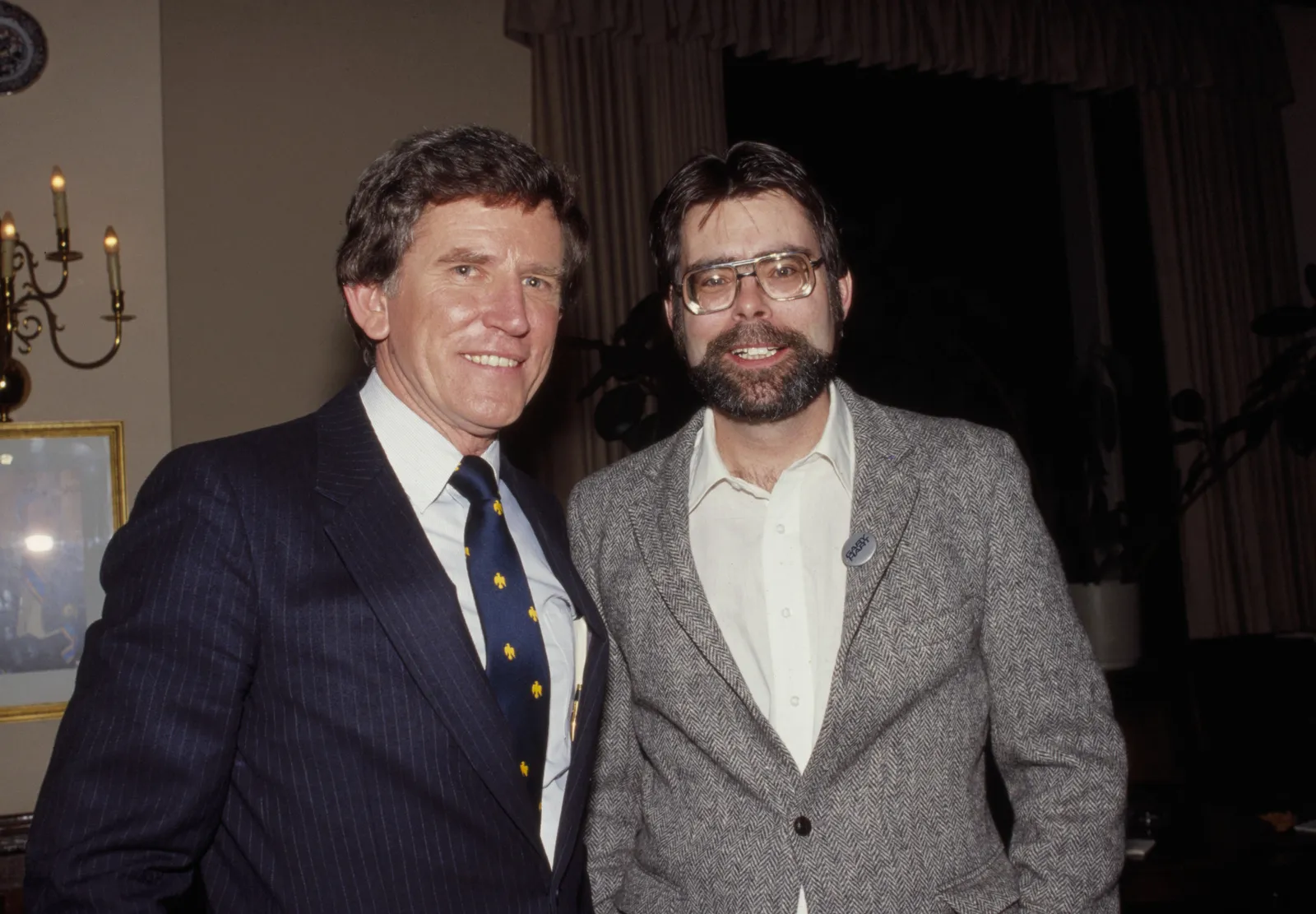 Famous People Have Openly Shared the Fear (Gary Hart and Stephen King [presidential campaign], Public domain)